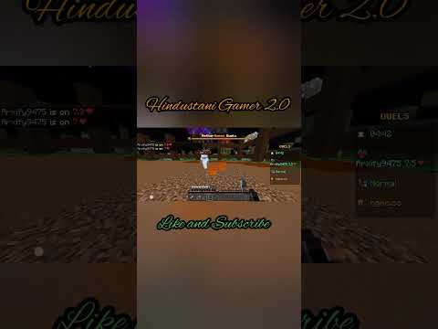 "Hindustani Gamer 2.0 - EPIC Minecraft PvP!" #shorts