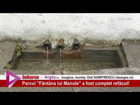 Parcul Fantana lui Manole a fost complet refacut