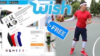 Testing FREE BASKETBALL GEAR From Wish