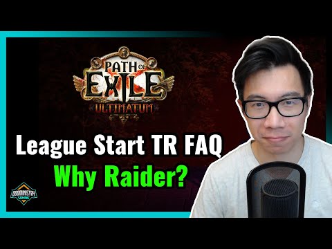 [PoE 3.14] Toxic Rain League Start Follow Up FAQ - Why Raider??