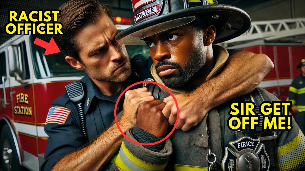 Racist Police Officer Gets Taught Lesson By Black Firefighter