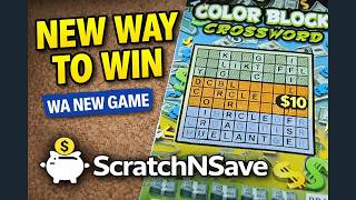 New WA Color Block Crossword | A New Way To Win | $25 Session
