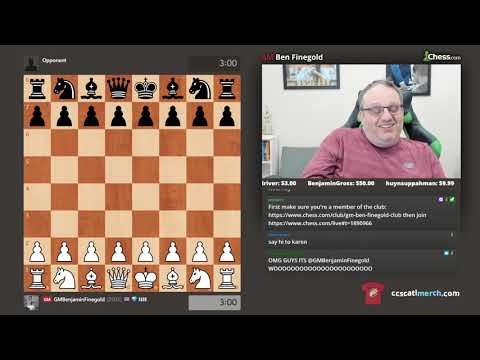 Blitz and Bullet Tournaments with Ben- !chesstv - 12-11-2020