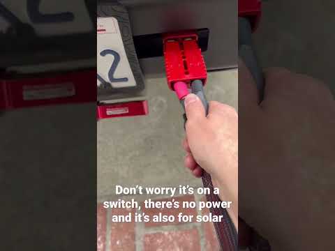 Quick connect jumper cables and solar input