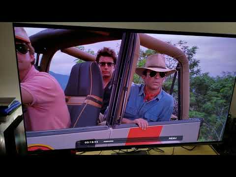 Jurassic park 4k hdr vs blu ray 1080p