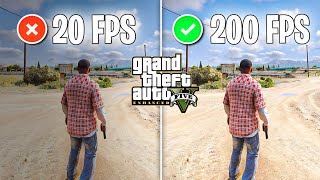 How To Fix Lag & Low FPS in GTA 5 Enhanced (Quick Guide) - Boost FPS 2GB Ram 🔥