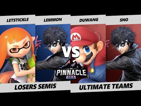 Pinnacle 2019 SSBU - Duwang & Sno Vs. Lemmon & LetsTickle - Smash Ultimate Tournament Losers Semis