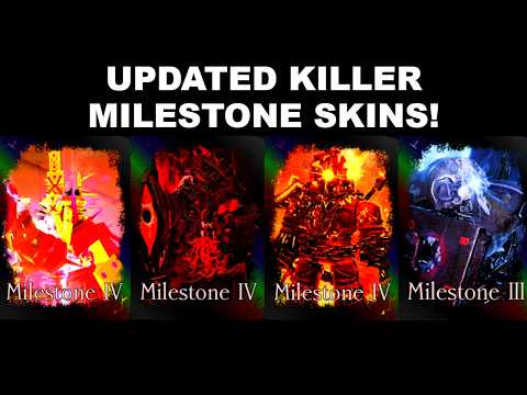 WINNING WITH EVERY UPDATED KILLER MILESTONE SKIN in Forsaken (1x Rework Update)
