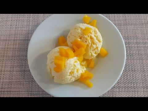Natural Mango Ice Cream (no added color)