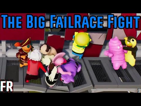 The Big FailRace Fight - Gang Beasts