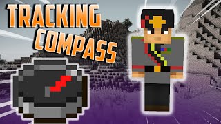 How to make a TRACKING COMPASS in Minecraft Bedrock Edition | Track Players/Mobs