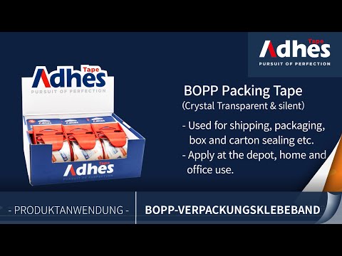 Adhes Produktanwendung – BOPP-Verpackungsklebeband