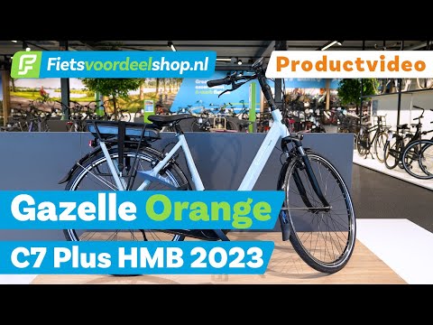 Gazelle Orange C7 Plus HMB 2023 - Comfortabele e-bike van Gazelle