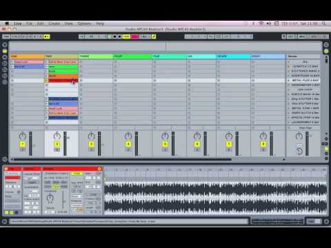 Ableton LIve - Preparing your set for the APC40 / Launchpad