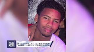PROTESTS ERUPT AFTER TEEN DIES DURING ALLEGED POLICE PURSUIT IN CORRIVERTON