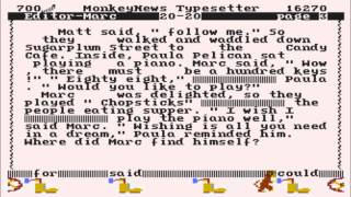MonkeyNews for the Atari 8-bit family