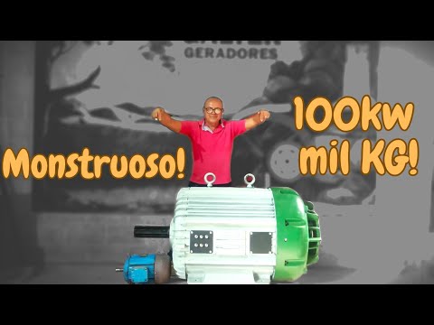 Gerador Eletrico 100kw a 300RPM