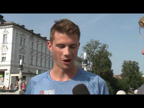 #EuroBeachVolley - Anders Mol and Christian Sørum (NOR) Interviewing each other