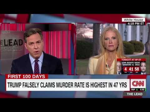 Kellyanne Conway filibusters Jake Tapper with gibberish