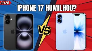 iPhone 16 vs iPhone 17: Vale a Pena Trocar? COMPARATIVO com Preço, Câmera, Bateria e Desempenho!