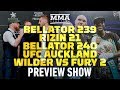 MMA Fighting Preview Show: UFC Auckland, Bellator, Wilder vs. Fury 2, and More