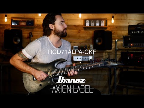 Ibanez RGD71ALPA CKF Charcoal Burst Black Stained Flat AXION LABEL gitara elektryczna