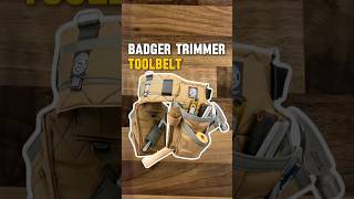 Badger Trimmer Tool Belt for Carpenters/Finishers