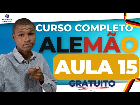 Curso de ALEMÃO - AULA 15 - GRATUITO e Completo - do Básico ao Avançado (2024)