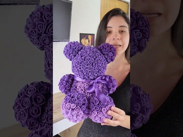 Vídeo relacionado con CheriGift Oso Positiva Regalo para Mujer, Oso Hechas a Mano, Originales Regalo Cumpleaños Mujer, Navidad, Día de San Valentín 6 x 5 x 9.5 cm