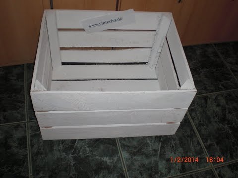 Obstkisten zum Basteln oder für Möbel von Vinterior