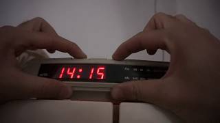 How to set the time on an old Digital Clock Radio
