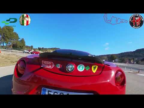 Alfa Romeo 4C Curso conducción en Parcmotor y pruebo la Insta360
