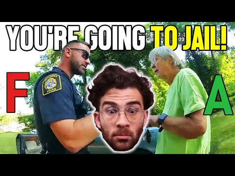 Hasanabi reacts to Cops arresting Grandma by Audit the Audit