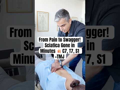 Sciatica, Back & Neck Pain Gone! Gonstead Chiropractic Adjustment Restores Mobility & Swag @drrahim
