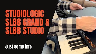 Video thumbnail for Studiologic SL88 Studio & SL88 Grand MIDI Keyboard Controllers Fatar TP/40Wood & TP/100LR comparison by rhinoGuitar70