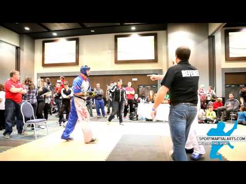 Canadian Open 2015   Men's point sparring   Ross Levine v unk2