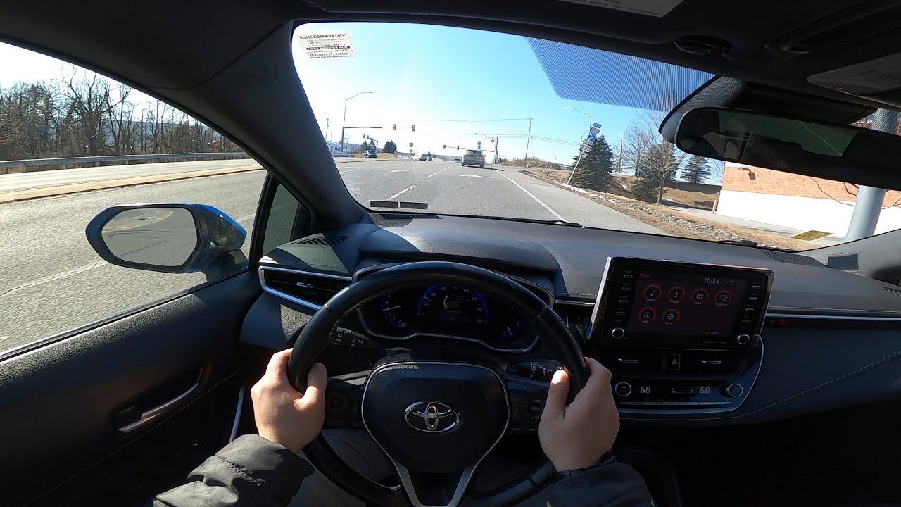 2019 Toyota Corolla XSE Hatchback MANUAL | POV Test ...