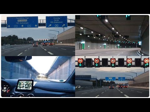 Autobahn 🛣 Highway A7 Stellingen Bis Quickborn🚦🛑