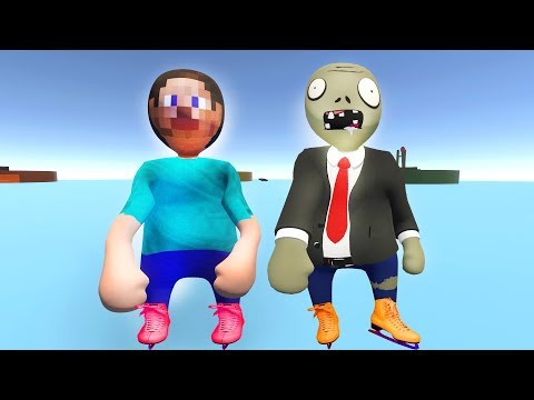 ZOMBİK VE STEVE BUZ PATENİ YAPAR 😱 - Süper Kahramanlar