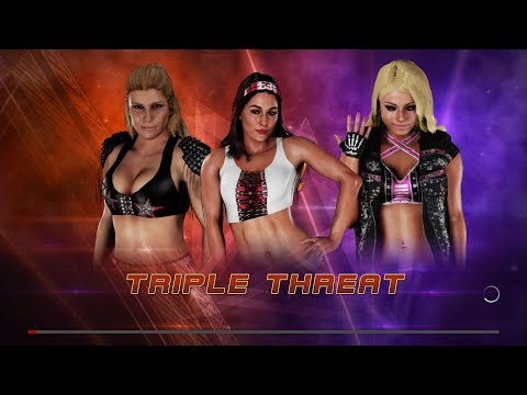 WWE 2K18 - Natalya VS Brie Bella VS Alexa Bliss