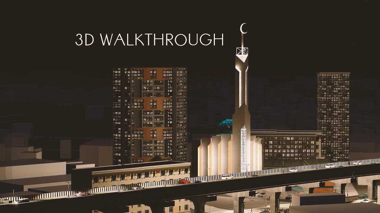 MOSQUE 3D WALKTHROUGH | JB GROUP ARCHITECTS