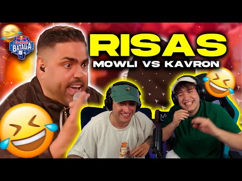 RISAS 100% con MOWLI vs KAVRON 🤣🙌♥️ KAPO 013 Y BLON REACCIONA  A MOWLI VS KAVRON - Red Bull Batalla