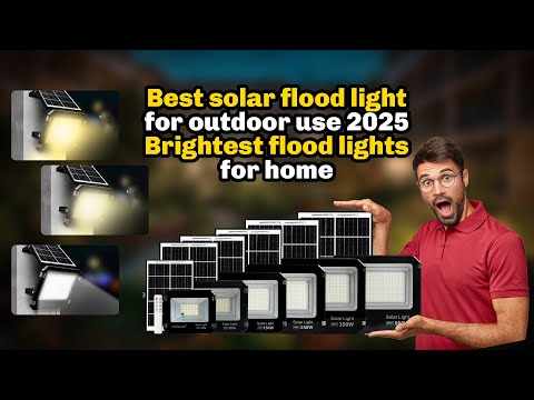 Best solar Flood Light For Outdoor Use 2025 |Brightest Flood Lights For Home