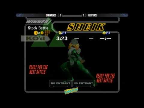 CT GamerCon SSBM - DJ Nintendo (Fox) vs. MIOM | KirbyKaze (Sheik) - Melee WSF