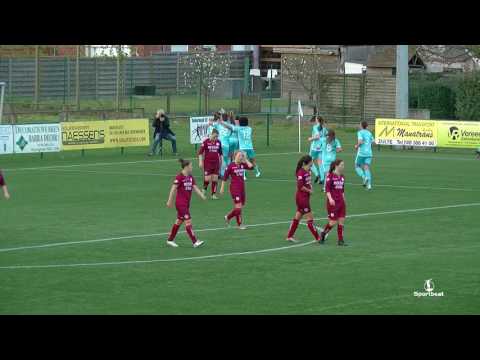 Zulte Waregem vs AA Gent ladies halve finale BVB 0 3 De Goals