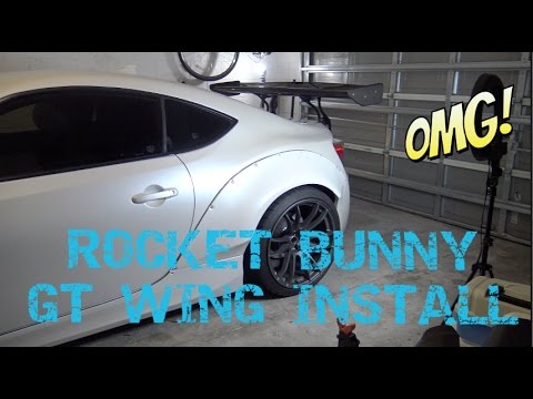 Rocket Bunny GT Wing Install | Boosted FRS