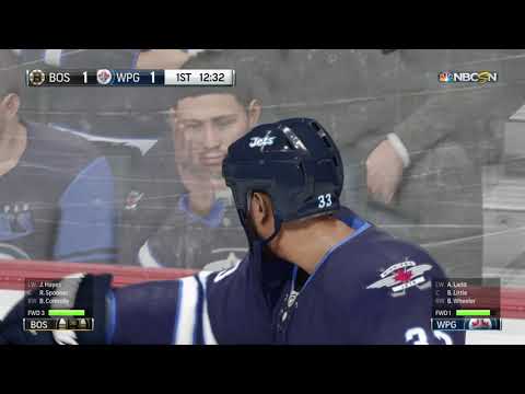 NHL® 16 Boston Bruins vs Winnipeg Jets Gameplay