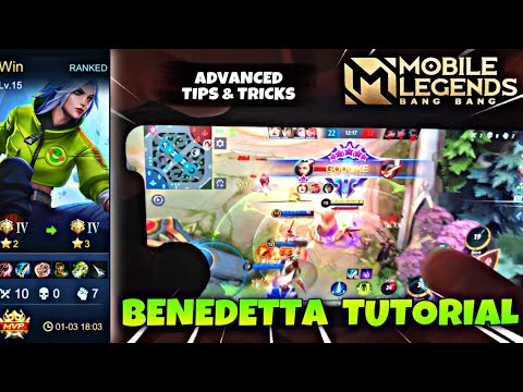 BEGINNERS BENEDETTA TUTORIAL | BENEDETTA GAMEPLAY | Mobile Legends