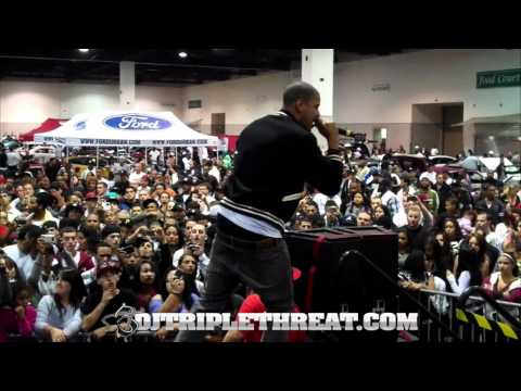 J. Cole Performs Who Dat at Funk Flex Car Show