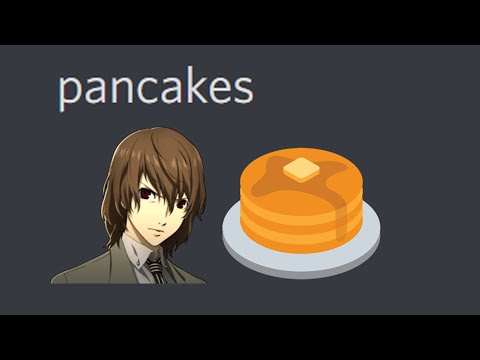 Akechi eat pancakes and become crazy